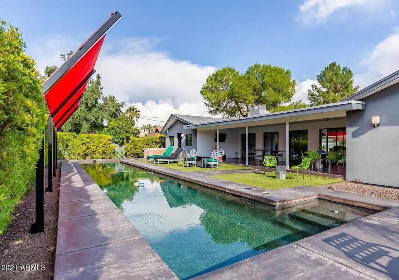 Designer 5 Bd Home, Fountain Pool, Spa, Game Patio 피닉스